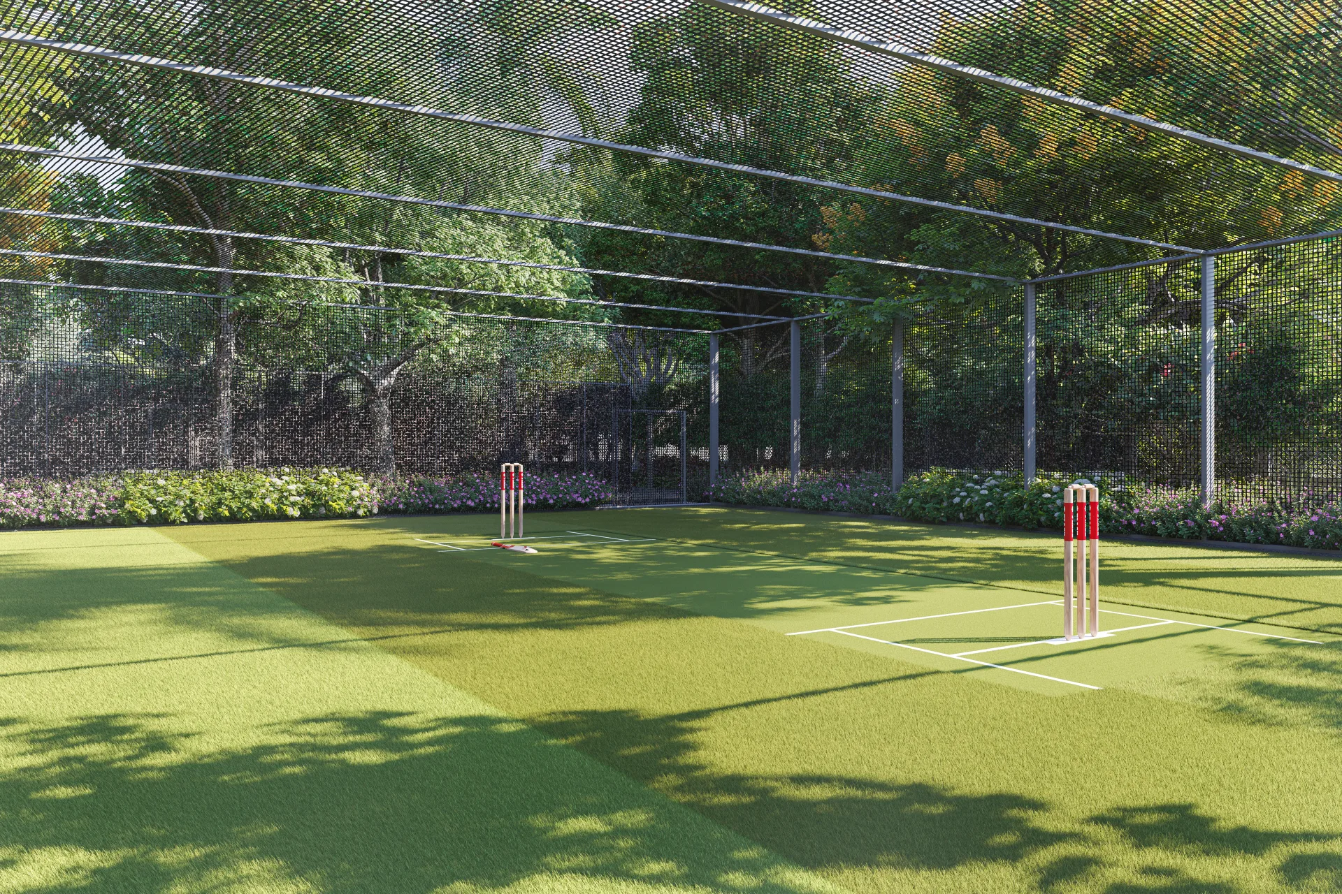 10 MAULI CRYSTAL 35 GARDEN B CRICKET TURF DAY VIEW