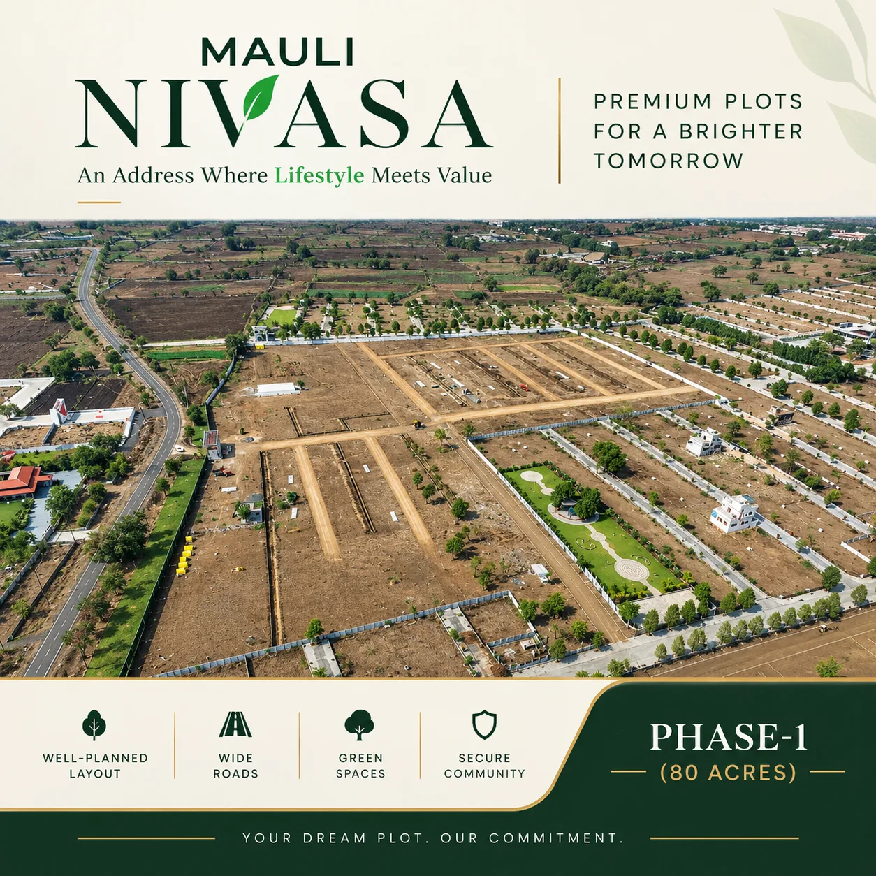 best plot in mauli infra