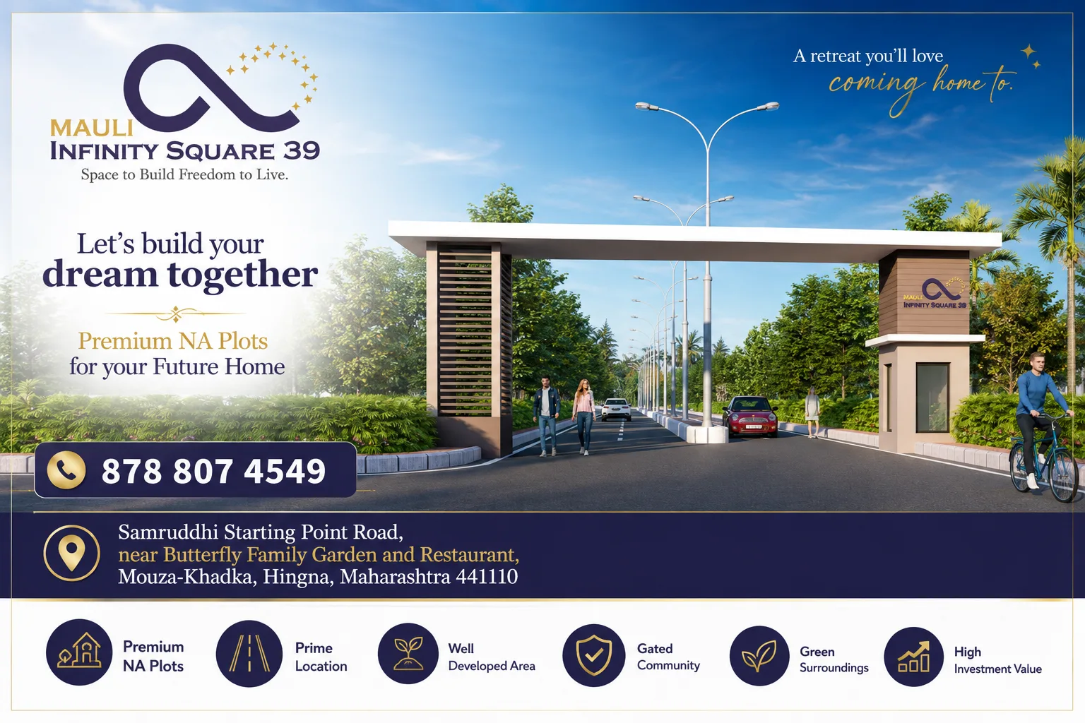 Mauli infra infinity square 39